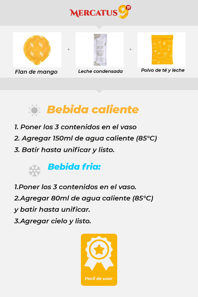 XPP MEZCLA EN POLVO: TE C/LECHE S/MANGO 80G