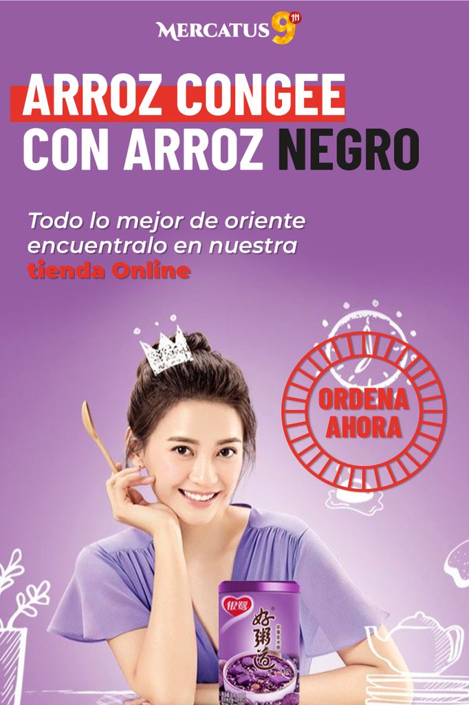 YINLU - ARROZ CONGEE CON ARROZ NEGRO 280G