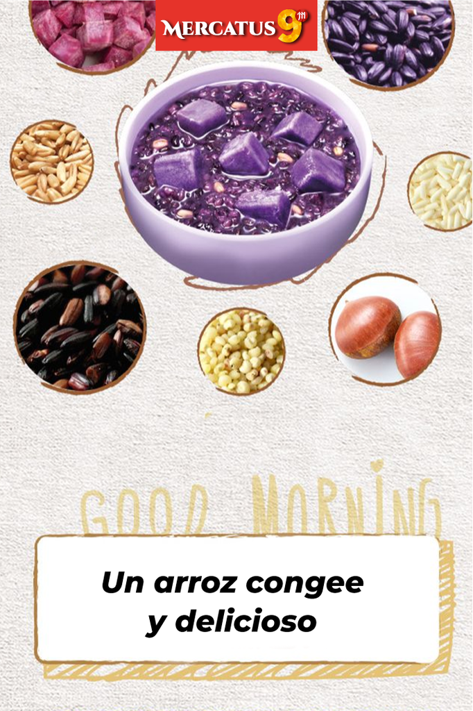 YINLU - ARROZ CONGEE CON ARROZ NEGRO 280G