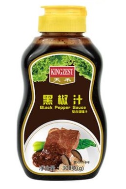 KINGZEST - SALSA DE PIMIENTO NEGRO 300G